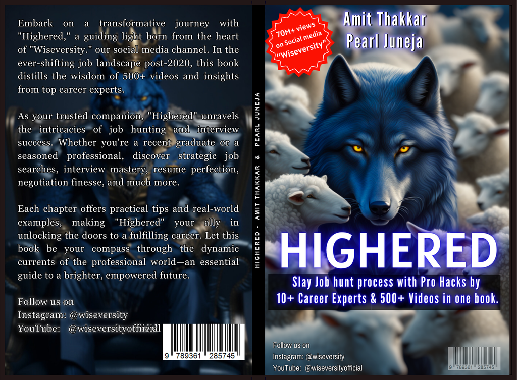 Highered (E-Book): Get Hired Faster than ever with the Pro hacks by 10+ Global Career Experts 😎