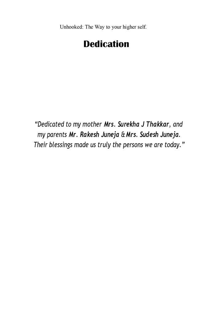 Unhooked: The way to your higher self (E-Book)