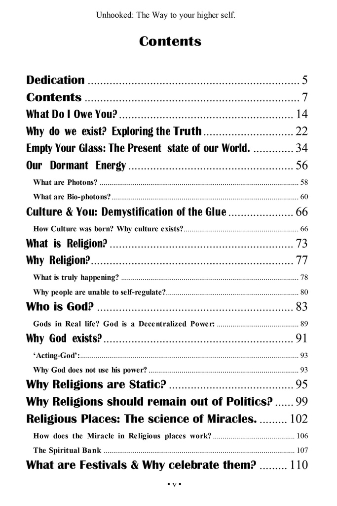 Unhooked: The way to your higher self (E-Book)