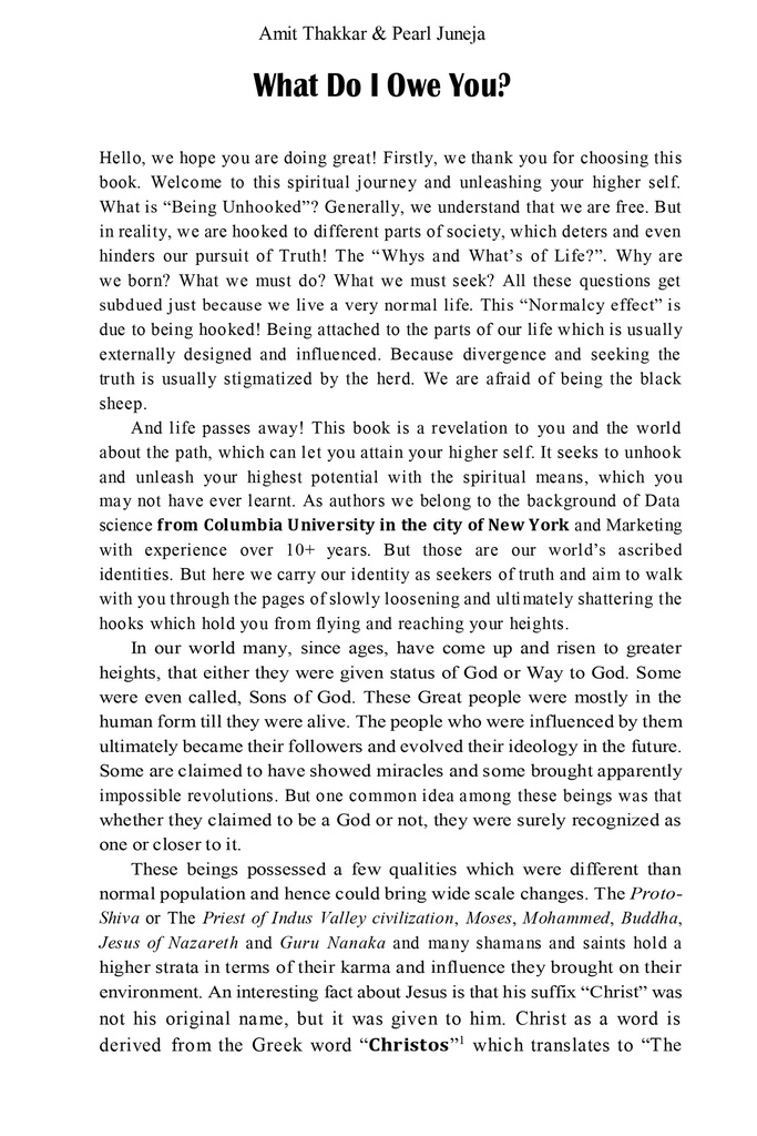 Unhooked: The way to your higher self (E-Book)