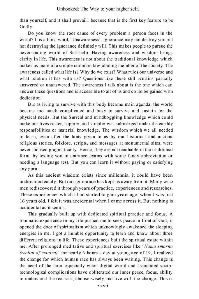 Unhooked: The way to your higher self (E-Book)