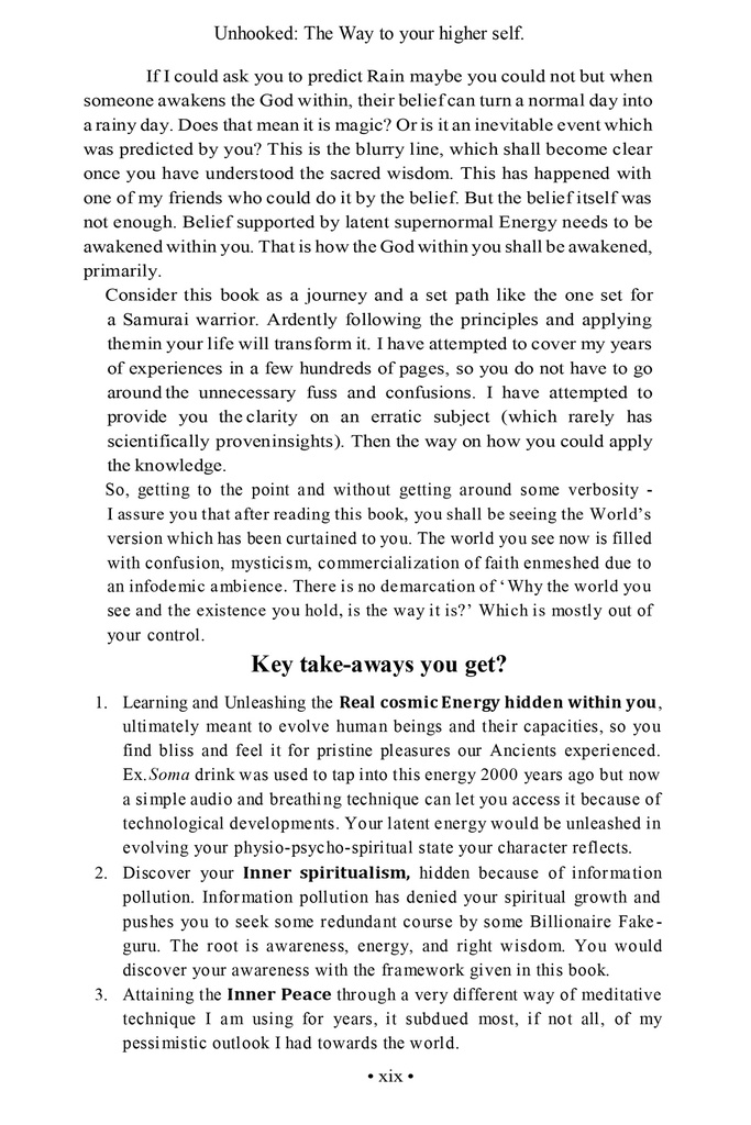 Unhooked: The way to your higher self (E-Book)