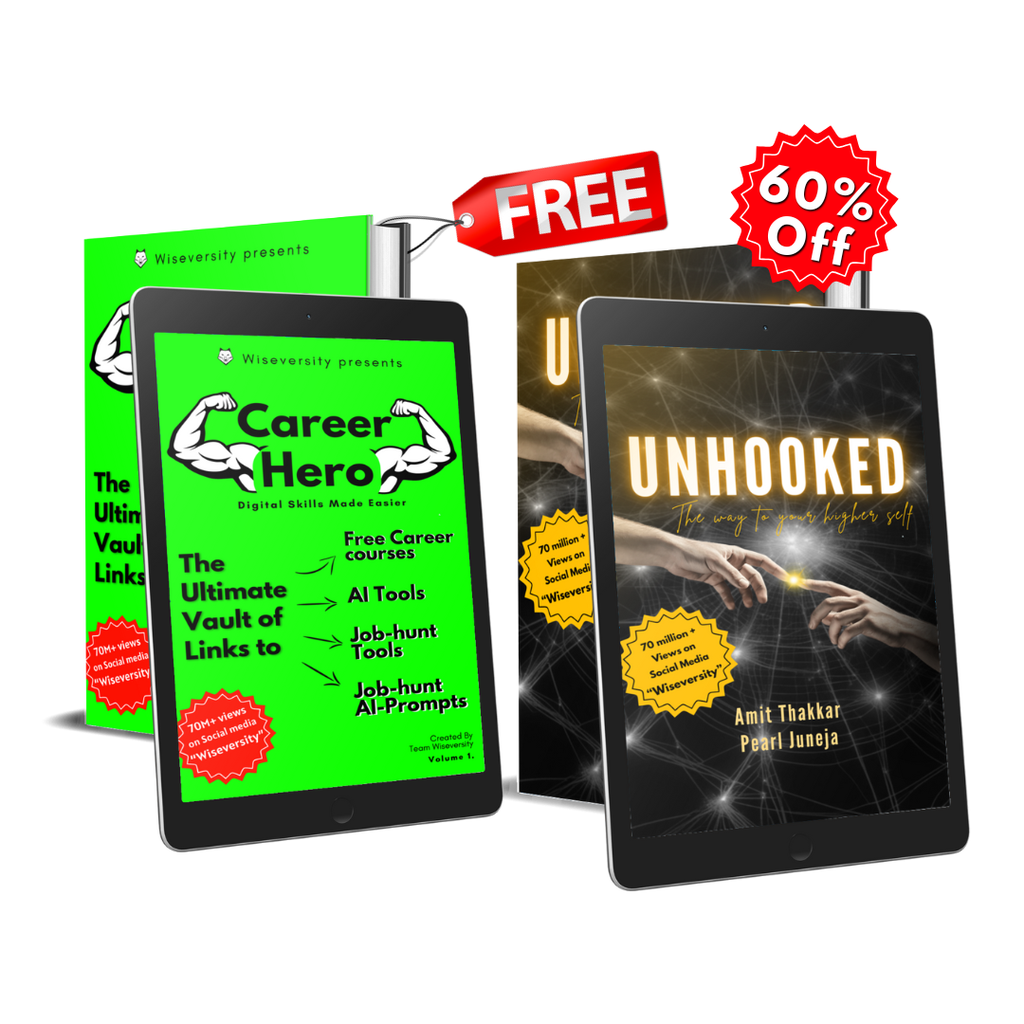 Unhooked: The way to your higher self (E-Book) + Free Copy of "Career Hero" (E-Book)